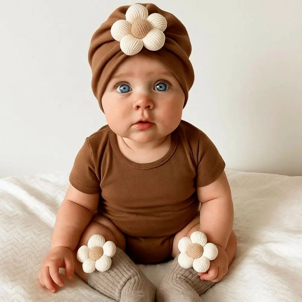 

Модный комплект для новорожденных: шапочка и носочки. Легкий, дышащий набор с милым дизайном. Мягкая комбинация шапки и носков для мальчиков и девочек.