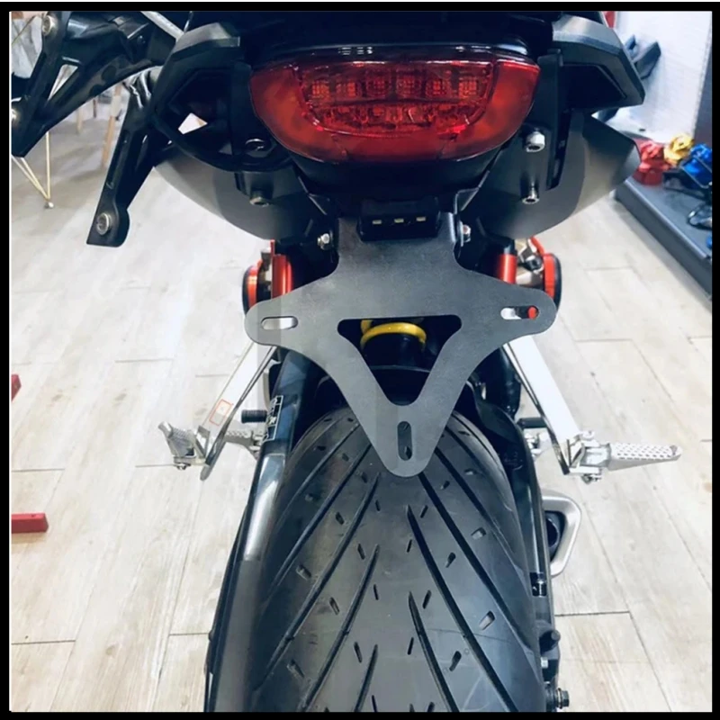 For Honda ADV 150 2019-2020 modified license plate holder license plate holder short tail bracket accessories with LED lights150