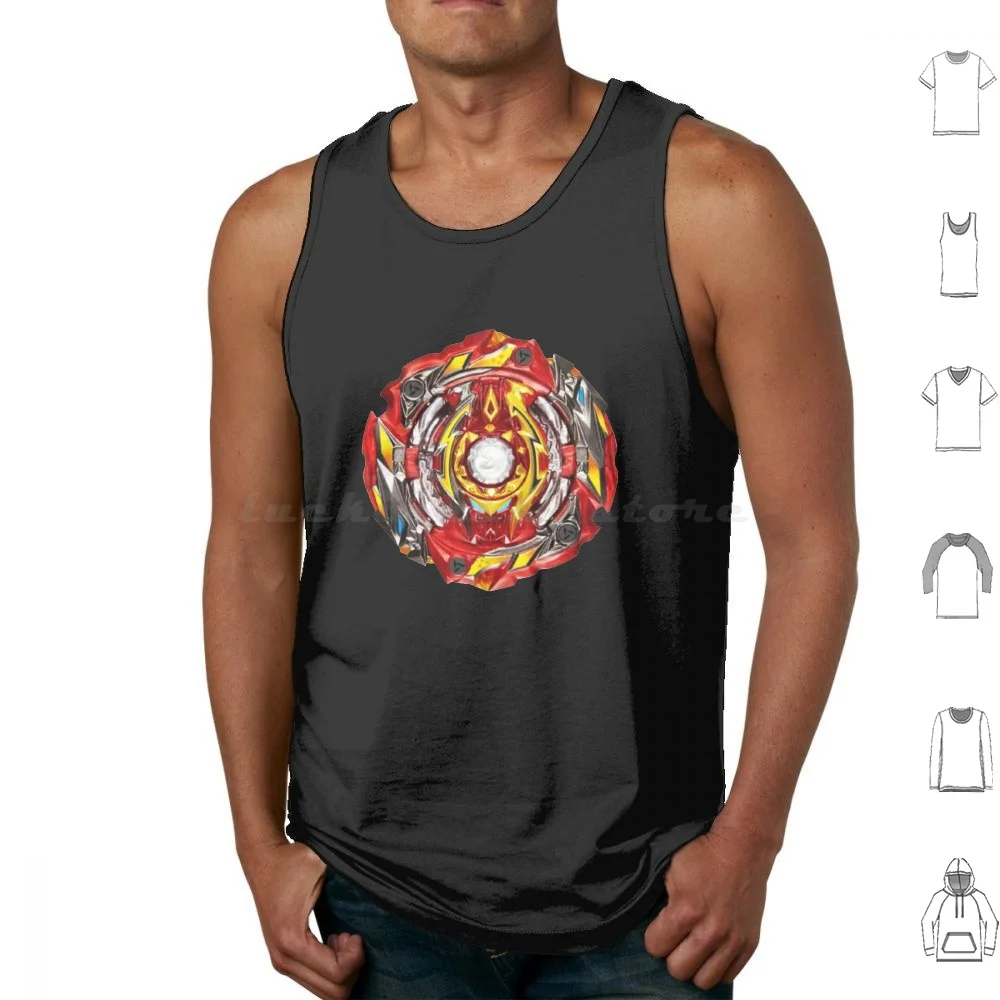 Beyblade Burst Tank Tops Print Cotton Beyblade Emag Magma Ifrit Beyblade Magma Ifrit Astral Spriggan Judgement Joker Bell