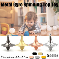 Metal Gyro Great Accurate Silver Classic Toys Hot Movie Totem Print Spinning Top