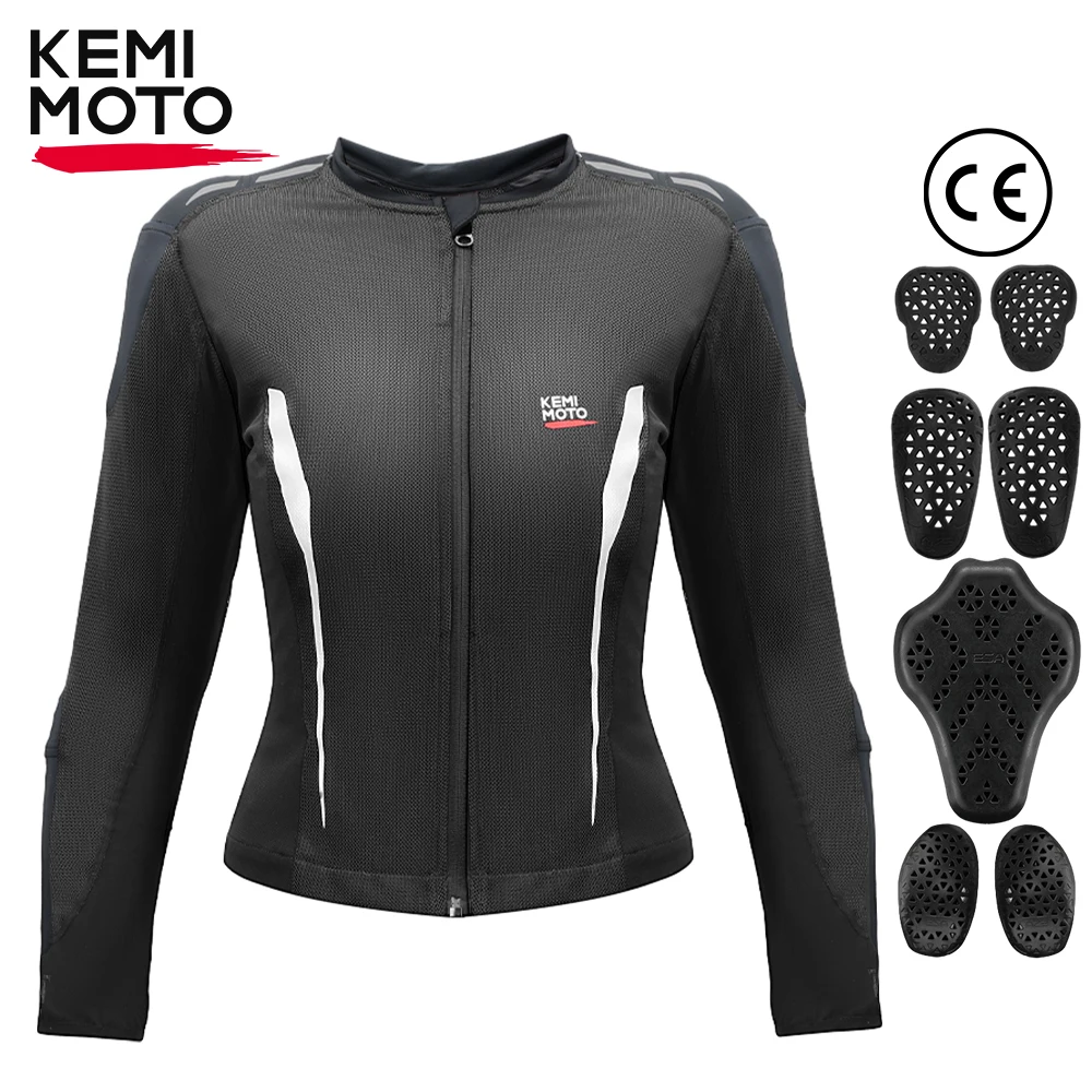 

Motorcycle CE Jacket Riding Cycling Gear Protection Breathable Men Women Soft Mesh Body Protector Moto Outdoor Equipment
