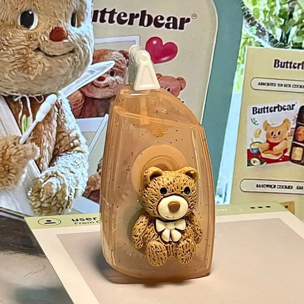 Nastro adesivo a punti a forma di orso durevole Nastro adesivo biadesivo per scrapbooking fai-da-te di grande capacità Nastro adesivo per ufficio scolastico