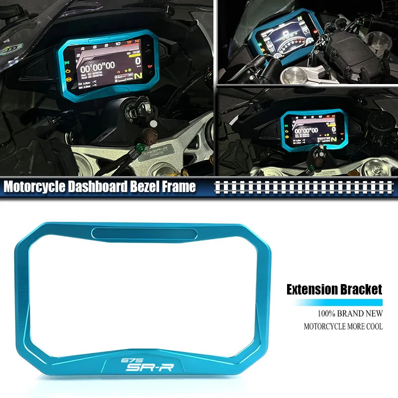 Fit For 675 NK 675 SRR 67 5SS 675 SR Motorcycle Dashboard Bezel Frame Cover Instrument Display Guard Protector
