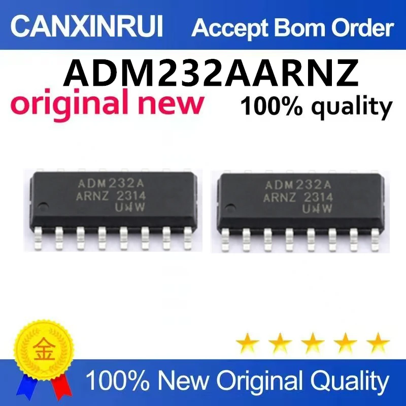 (5pcs-10pcs)Brand new original ADM232AARNZ ADM232AARN driver/receiver chip package SOP-16