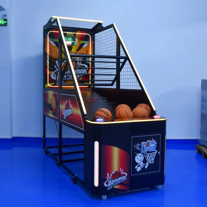 

Hot selling coin operated basketball machine shooting arcade game