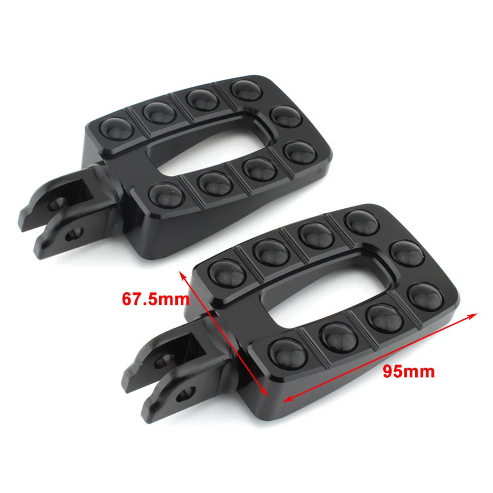 Motorcycle Front Driver Foot Peg Front Footrest Foot Pedal Non-slip For Harley Davidson Softail 2018-2023 Fat Boy Street Bob