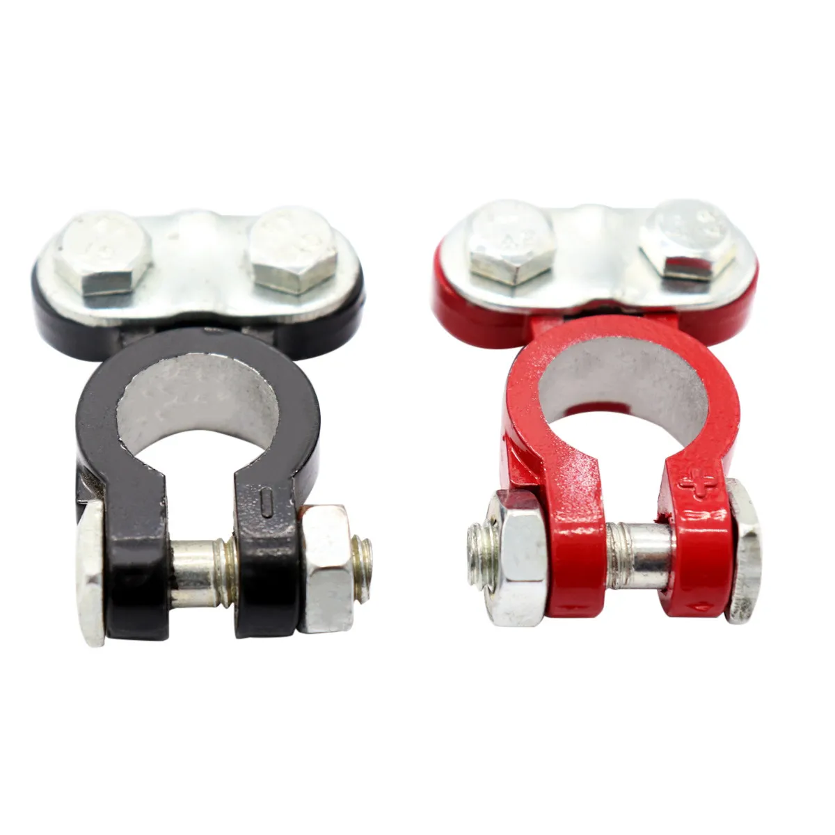 

2Pcs Car Terminal Kit Strong Wear Resistance Corrosion Resistance Auto Clamp Good Conductivity Reduce