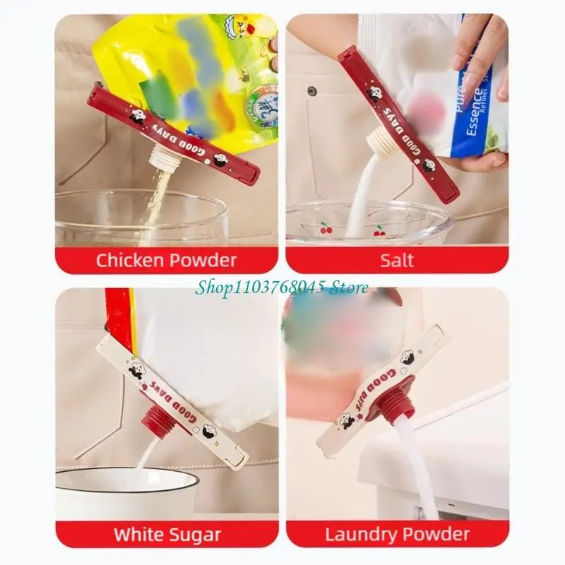 R53F Plastic Bag Sealing Clip Secure Preservations For Home Kitchens Application
