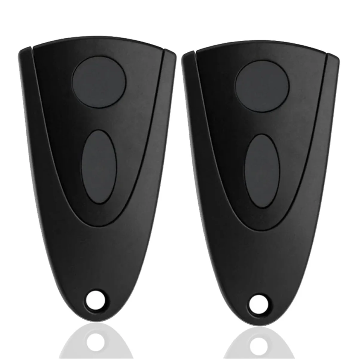 ที่เปิดประตูโรงรถ433MHz สำหรับ novoferm tormatic novotron 502 MAX43-2 / 512 MIX43-2รีโมทคอนโทรลแพ็ค2ชิ้น (กุญแจสีดำ)