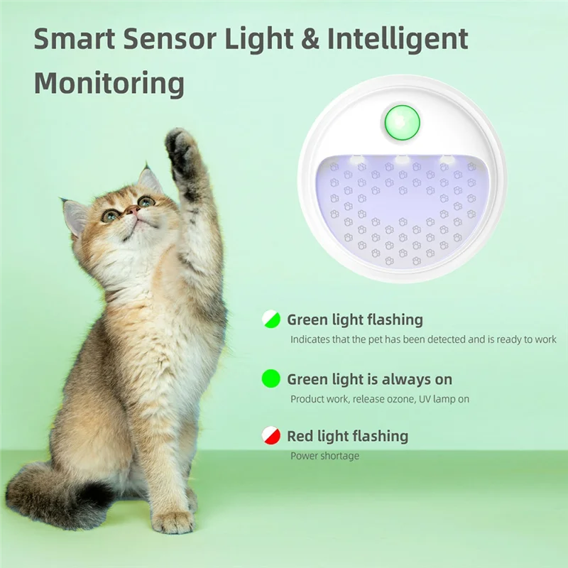 A85I-Cat Deodorizer สําหรับกล่องครอกสมาร์ทเครื่องฟอกกลิ่นแมว Room Deodorizer สําหรับกล่องครอกแมว