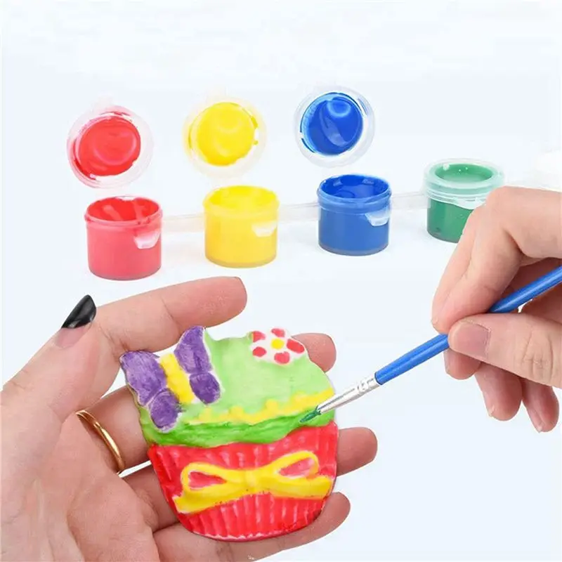 360 Pcs Flat And Round Paint Brushes Set,Pointed Flat Nylon Hair Brushes For Acrylic Oil Watercolor Paint Party Painting-Y18A