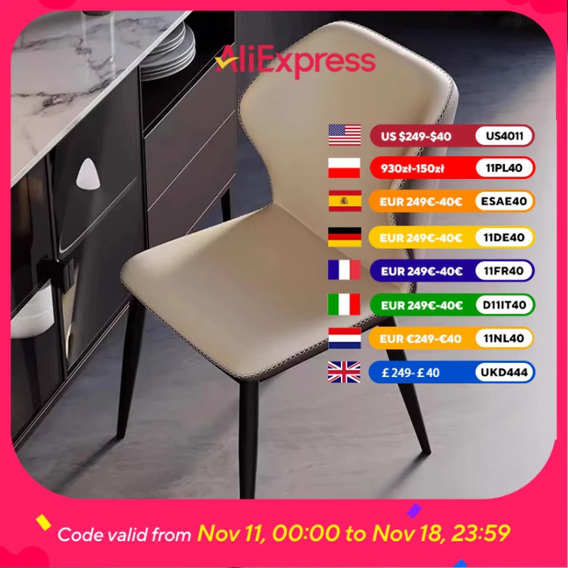 

Современный обеденный стул в скандинавском стиле для ресторана, минималистичный прочный удобный стул для гостиной Krzesla Do Jadalni, мебель для дома