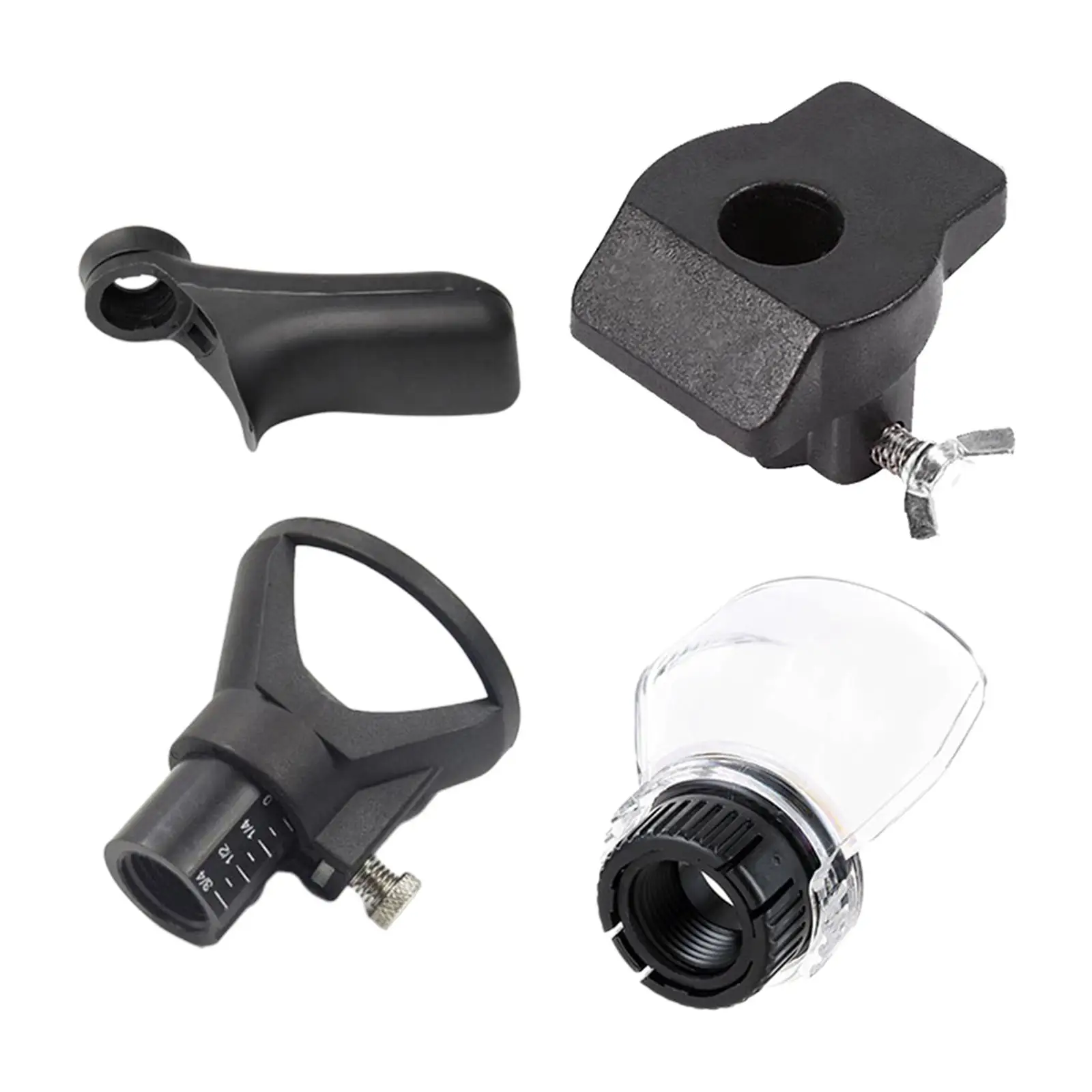 

4x Professional Rotary Power Tool Kit Transparent Cover Parts Grinding Set DIY Craft Electric Grinder Retainer Polishing Durable