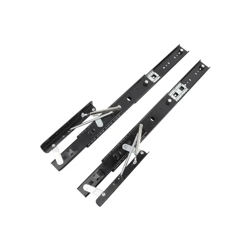 Invisible Lift Pull Out Table Slide Rail Folding Desktop Guide Track for Bay Window Jump Platform Heavy Duty Hidden Extension