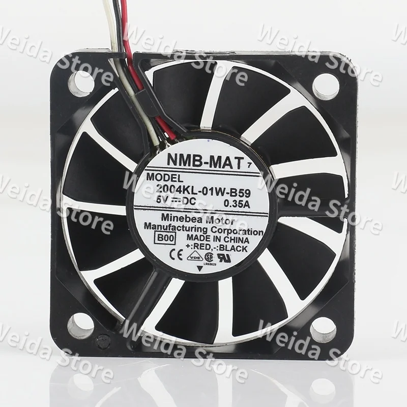 

Оригинальный вентилятор NMB DC 5V 0.35A AC EC 5010, 50X50X10MM, 2004KL-01W-B59, 5 см, ультратонкий, трехпроводной, с высоким объемом воздушного потока, для охлаждения