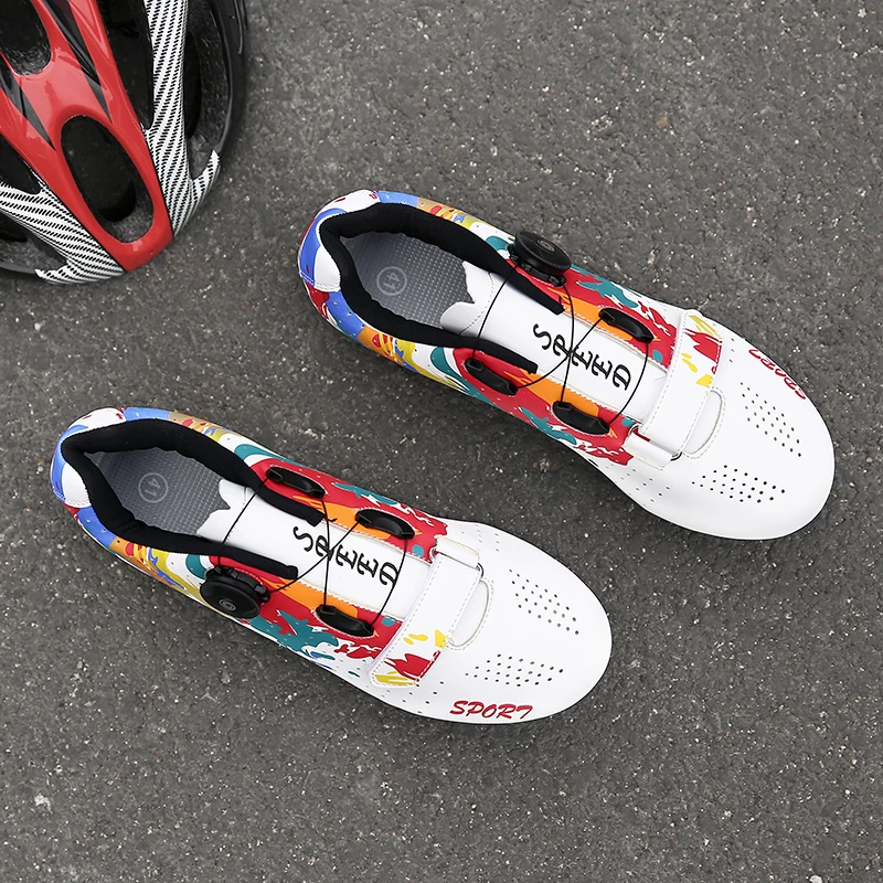 Herren-Fahrradschuhe MTB, Leichte und Langlebige Mountainbike-Schuhe, Geeignet für Outdoor-Bergfahrten, Unisex 37-46 – Detail 15