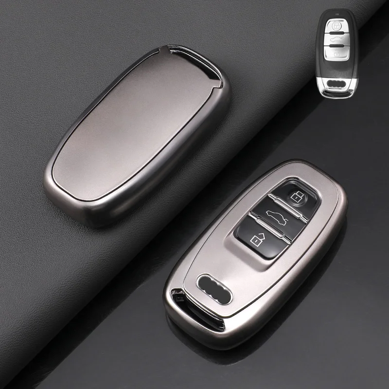 For Audi Q8 RSQ8 A6 C8 S6 RS6 A7 S7 RS7 A3 8Y A8 D5 4N RS E-tron GT Q4 Q7 4M TPU Car Remote Key Case Cover Fob Shell