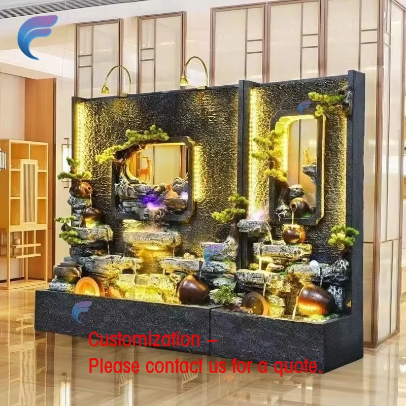 custom.BN2194 Contemporary Style Home Decor Outdoor Garden Ornamental Rockery Fountain Elegant Home Garden Feature