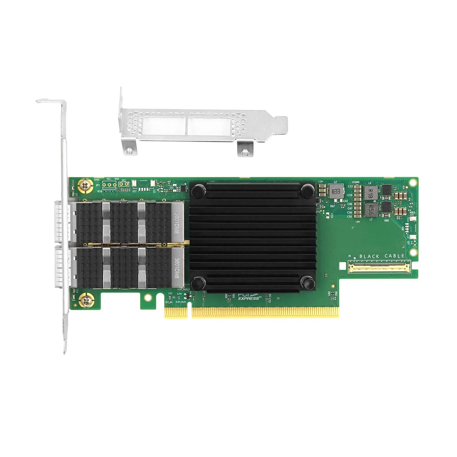 PCIe x16 Dual Optical 200G QSFP56 Ethernet Network Adapter
