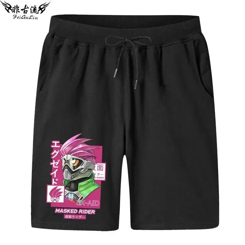 Kamen Rider Boys and Girls Shorts Wang Heisei Emperor Riding W Knight Children's Clothing Five-point Pants Student Beach Pants