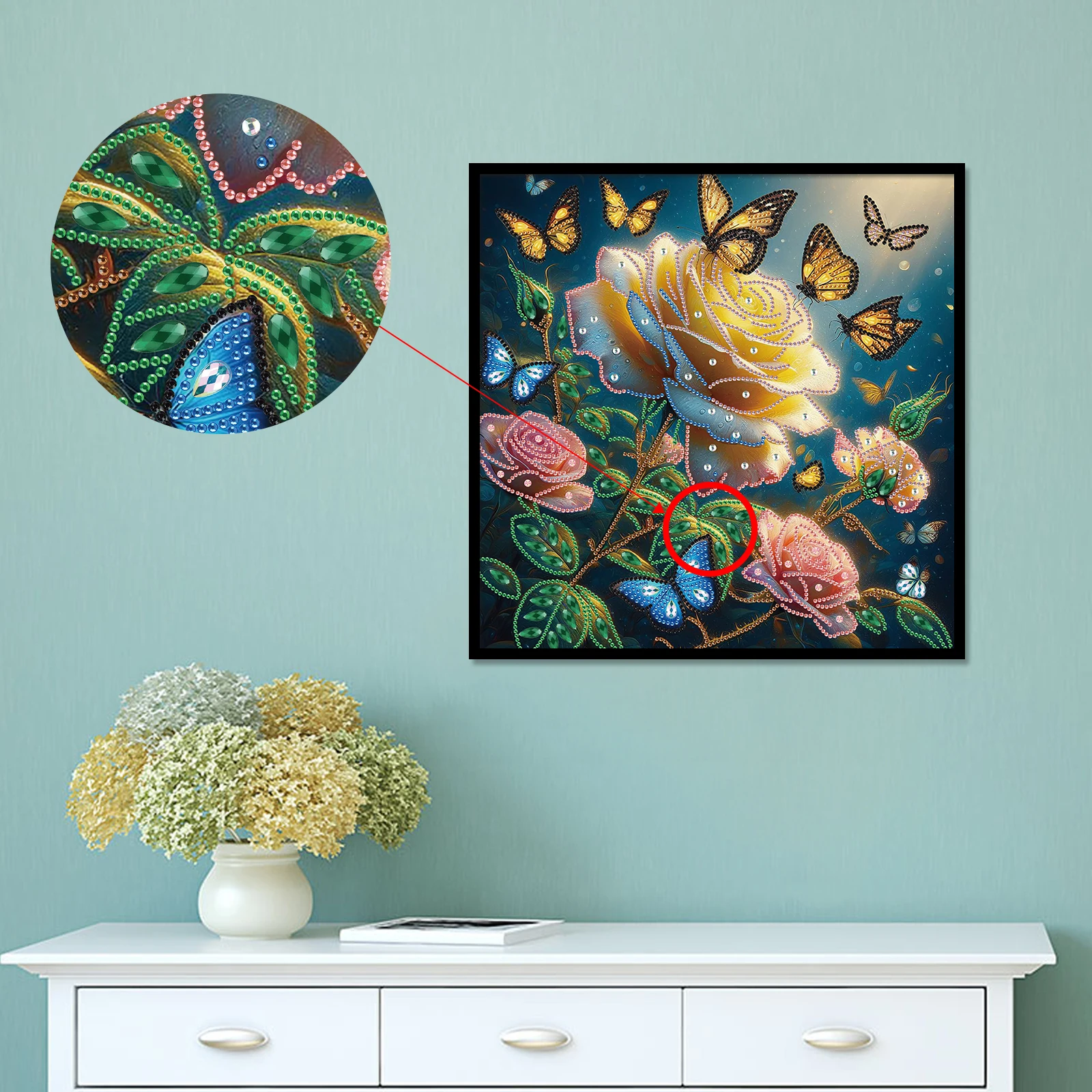 ชุดภาพวาดเพชรสำหรับผู้ใหญ่และผ - Art Craft Rose บทวิจารณ์และราคา