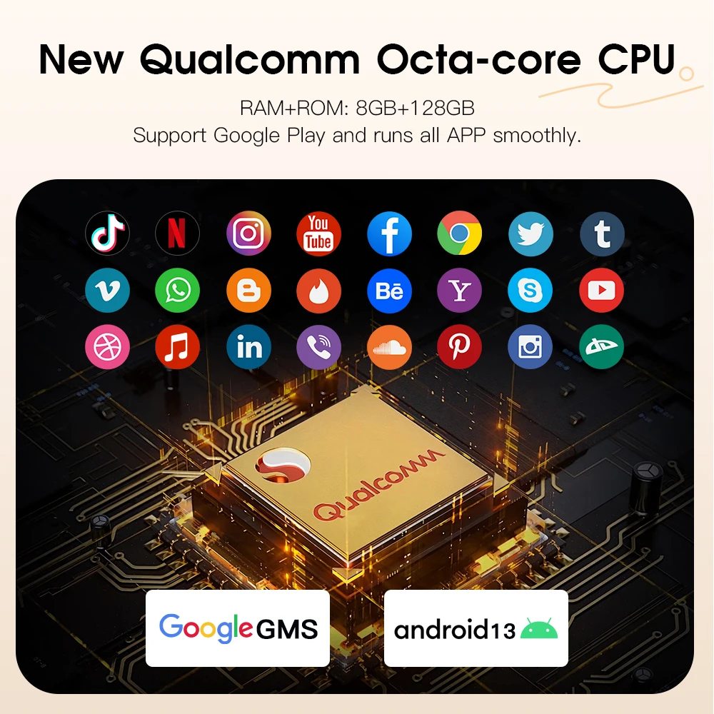 32 Inch Touch Screen TV Smart 8-core CPU Android OS 8+128GB Built-in Battery With Camera Smart Portable TV Rotation Mon tor