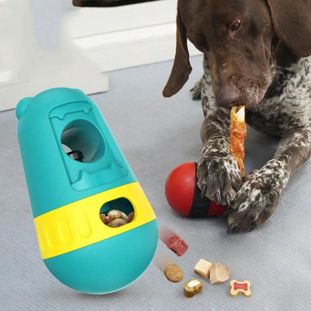 

Bite Resistant Dog Treat Dispenser Toy Feeding Indoor Training Dog Puzzle Toy Rotating Relieve Boredom Food Dispensing Toy