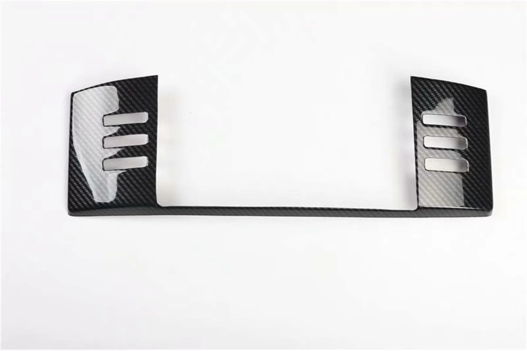 1pc Car stickers ABS carbon fiber grain Central Control Navigation decoration cover for 2005-2009 Toyota REIZ