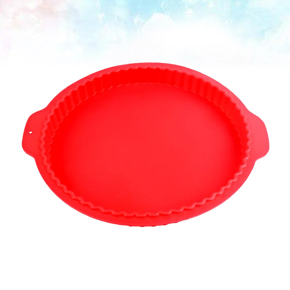 

1pc Silicone Cake Mold Round Food Grade Non-Stick Baking Tool For Diy Cookies Cakes Chocolate Kitchen Use Silicone