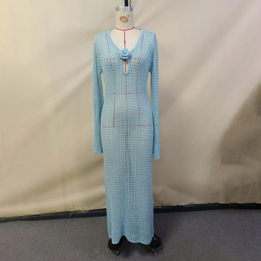 Para Praia-Robe de plage longue ajourée, sexy, cover-up pour les maillots de bain, vêtements de plage pour femmes, 2025