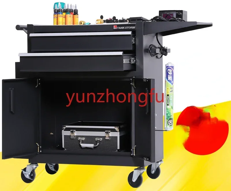 Vehicle Console Tool Cabinet Storage Table Equipment  Multifunctional Working