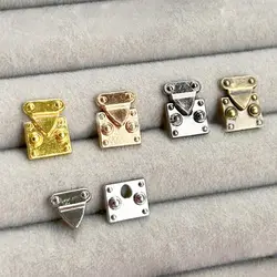 5/10pcs Mini Metal Crafts DIY Manual Doll Bags Parts Doll Suitcase Box Case Bag Lock Buckle Luggage Trunk Lock Box Accessories