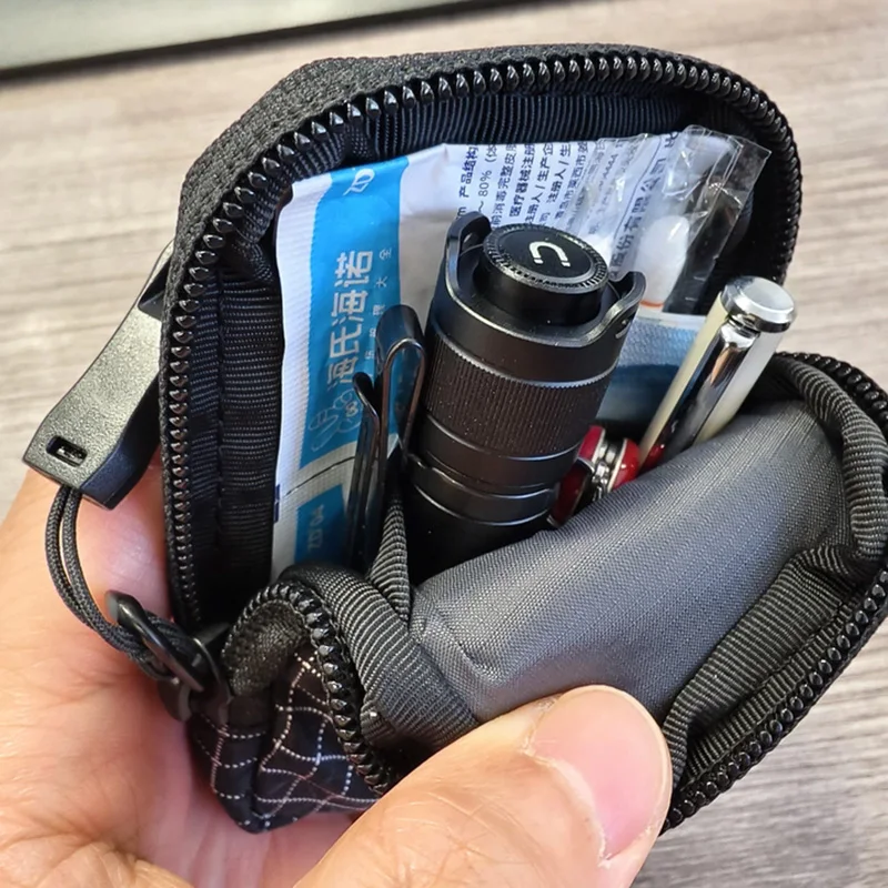 Mini EDC Pouch Storage Pocket Wallet Dyneema/X-Pac Coin Purse Utility EDC Pouch Organizer for Cards, Keys, Coins & Essentials