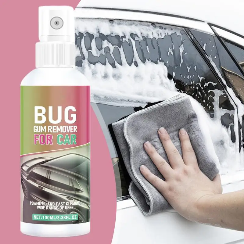 Car Paint Cleaner Spray 100ml Foam Cleaner For Cars Car Exterior Foam Cleaner For Cars Trucks Automotive Foaming Cleaning Agent