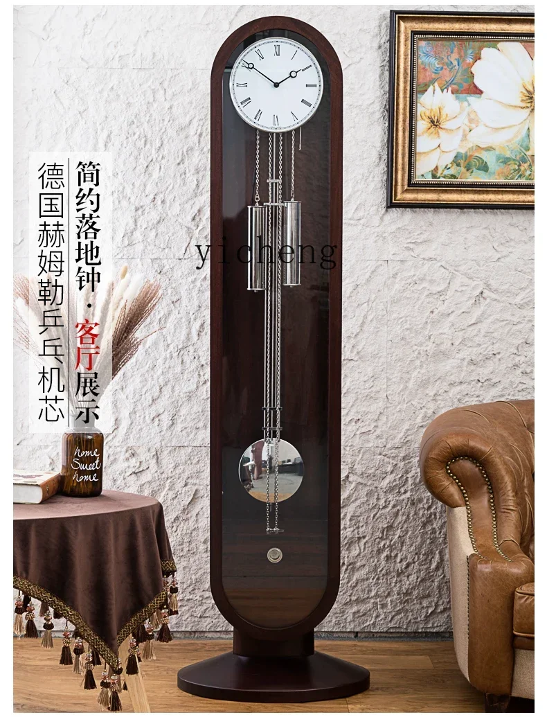v3 Living Room Simple American Floor Clock Hermle Movement Mechanical Floor Clock