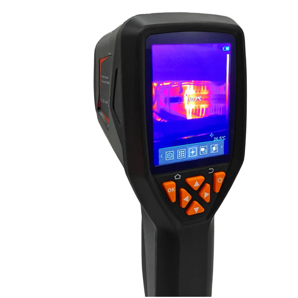 Portable 256*192 Ultrared Rays Resolution Imager Dual Lens Industrial Ultrared Rays Thermal Camcorder