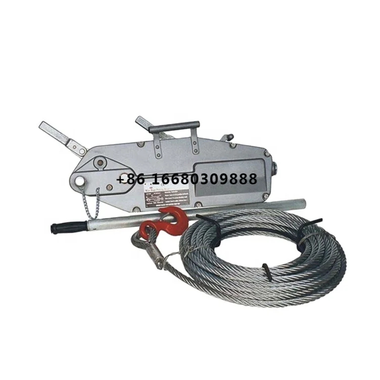 Wire Rope Hoist Manual Pulling Cable Hoist High Quality Tirfor 3.2ton Provided 80 Hand 5 Ton Electric Wire Rope Hoist 0.8-5.4T