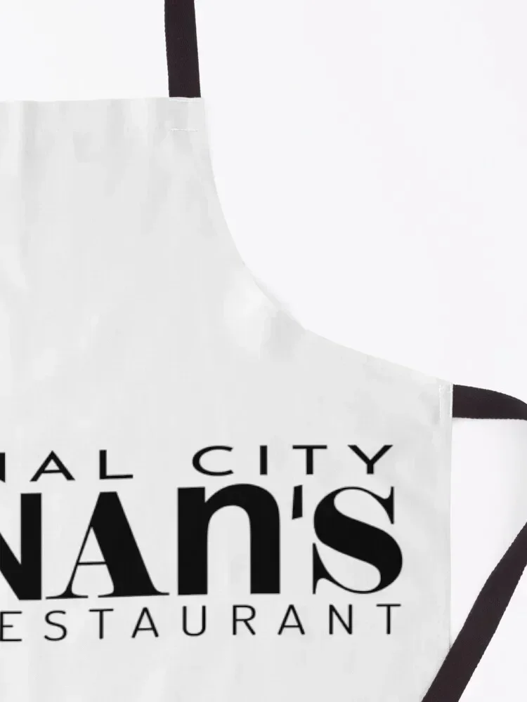 مريلة مطعم Noonans للمدينة الوطنية لعيد الميلاد 2025 مريلة كورية أمامية للمطبخ للسيدات