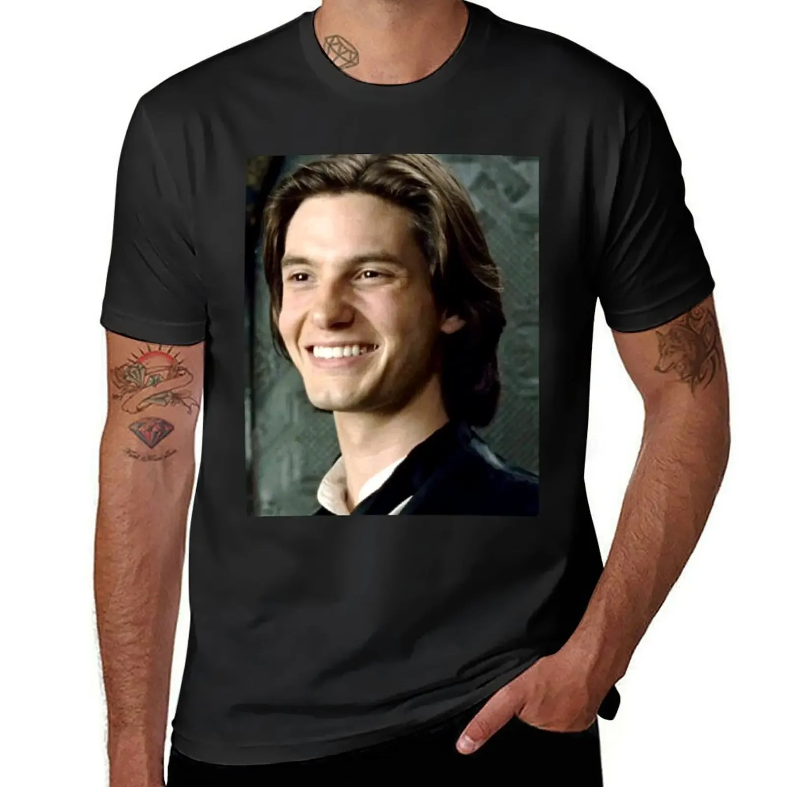 Ben Barnes in The Picture of Dorian Gray T-Shirt quick drying cute clothes summer tops heavyweights Men's t-shirts