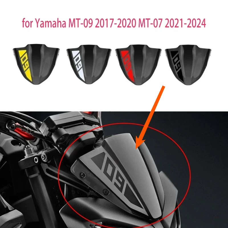 

Motorcycle for Yamaha MT-09 2017-2020 MT-07 2021-2024 modified windshield instrument panel windshield goggles accessories