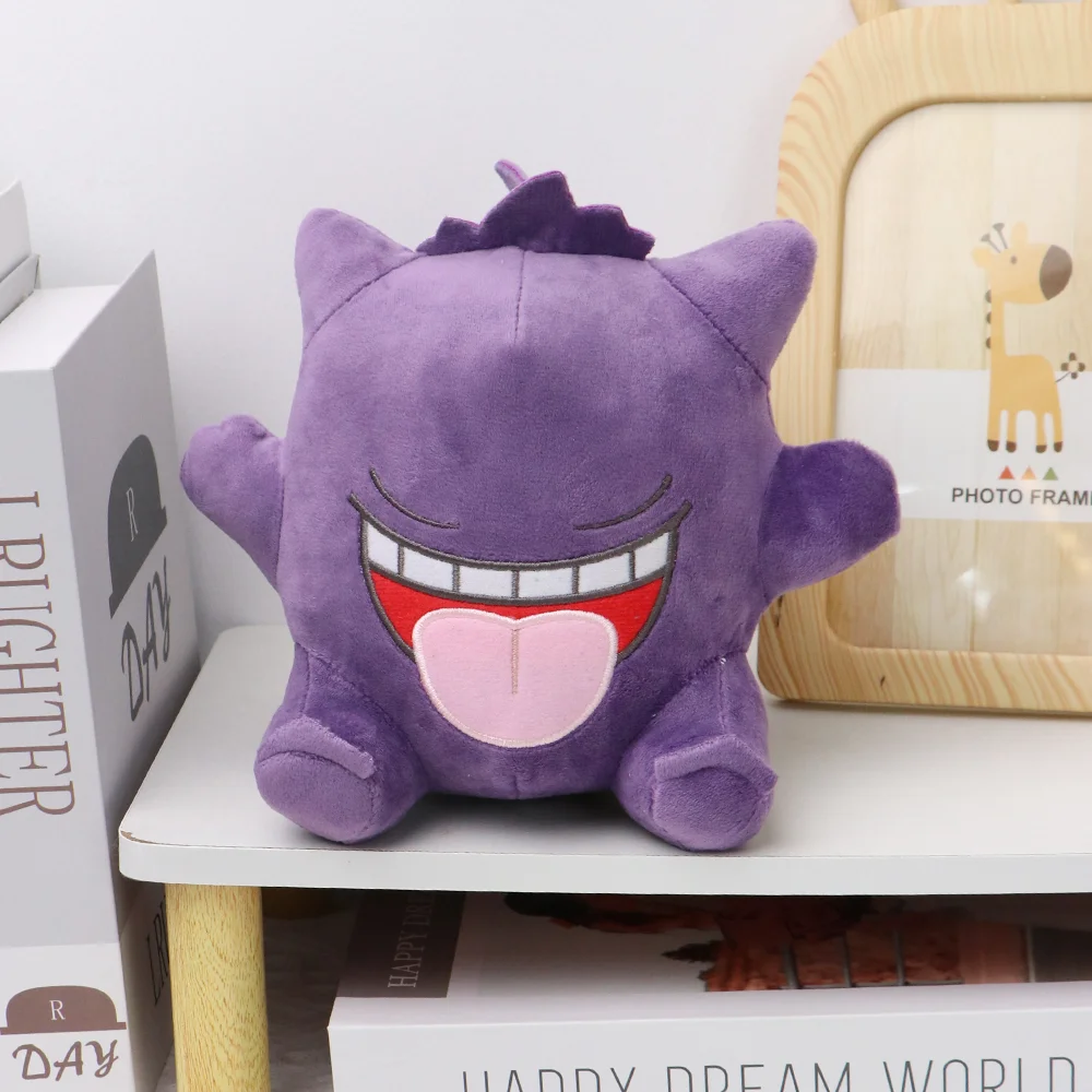 Pokemon Cute Plush Anime Characters Gengar Charizard Gastly Caterpie Butterfree Weedle Porygon Soft Decor Collection Kawaii Gift