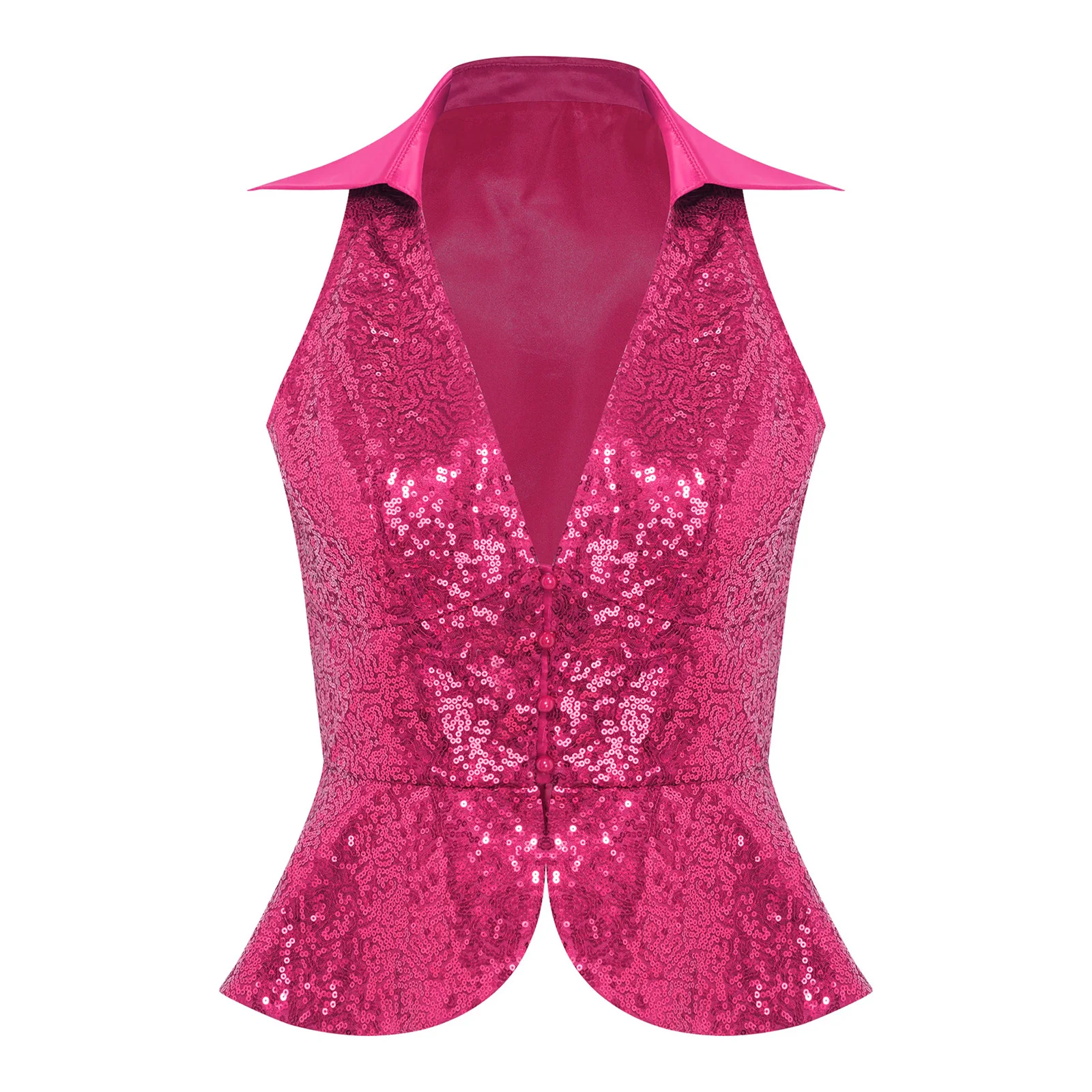 Gilet à paillettes scintillant - Formal Waistcoat Vest avis et prix