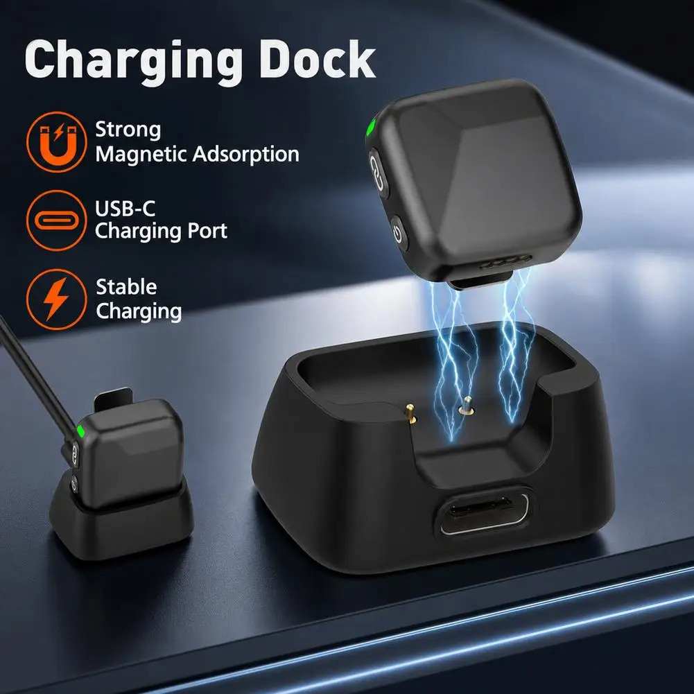 For DJI Mic Mini Magnetic Charger Secure Docking Station for Quick Stable Charging