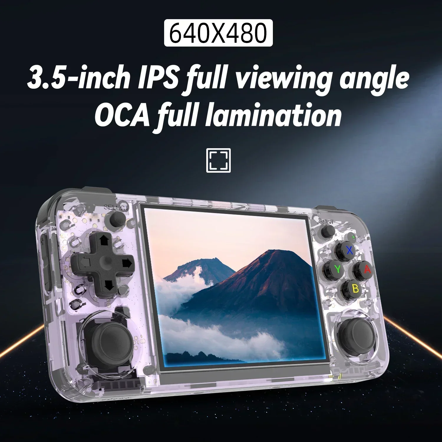 ANBERNIC RG35XX H 3.5-inch IPS Screen 640*480 Screen Handheld Game Console Linux System HDMI Output Playing Video Game PSP Games