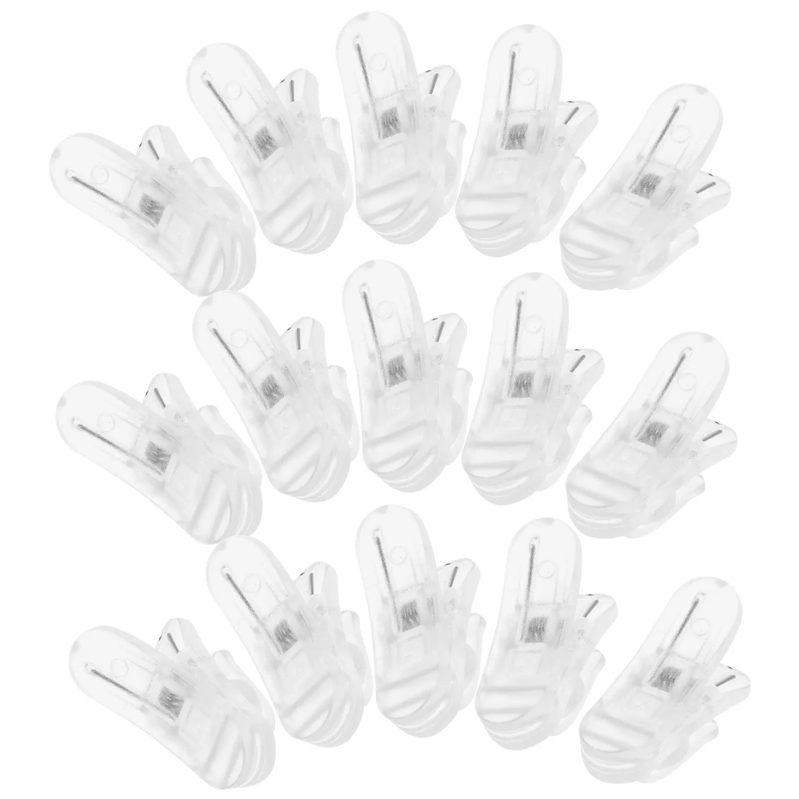 50Pcs Lapel Microphone Clips Collar Replacement Clip Lavalier Mic Holder Shirt Clip Microphone Cable Organizer Wire Holder