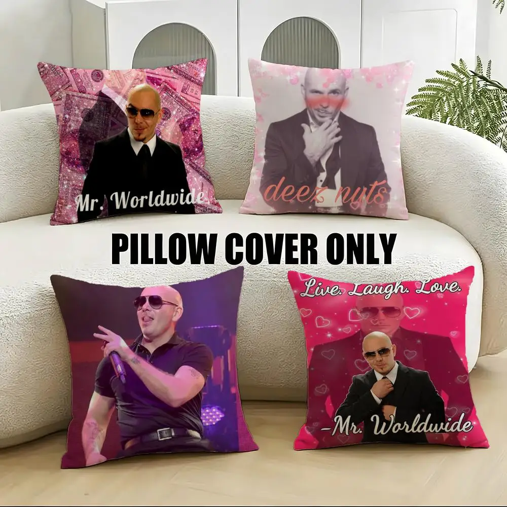 Celebrity-Mr WorldwideS Cushion Cover 4Pcs Soft Plush Throw Pillow Covers 40x40 45x45 for Sofa Bedroom