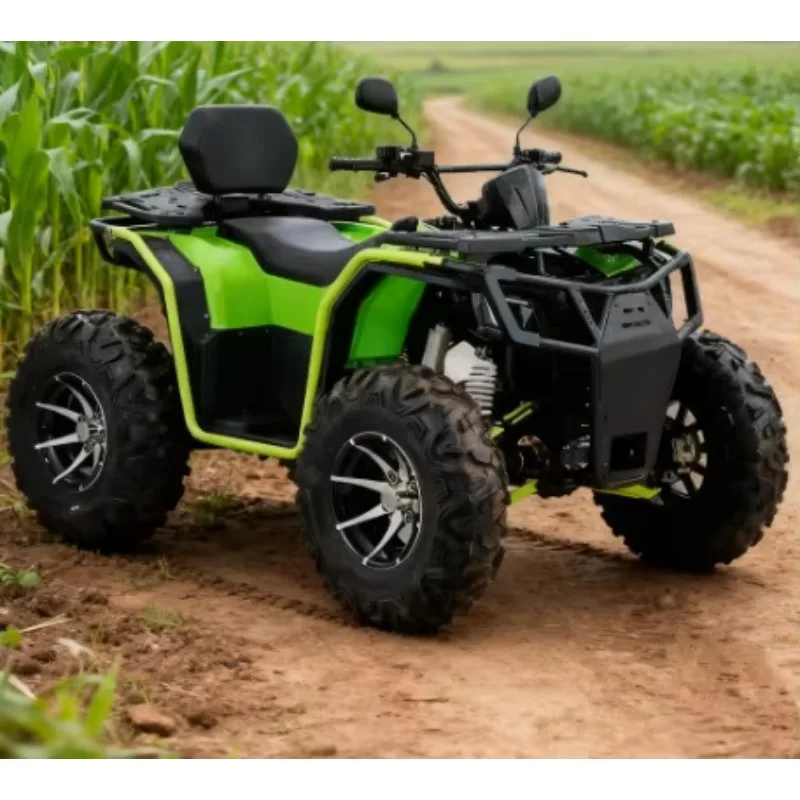 High Performance 4-Stroke 3000CC Gas-Powered 4WD Shaft Drive Durable High Carbon Steel Frame Adults Off-Road Kids ATV