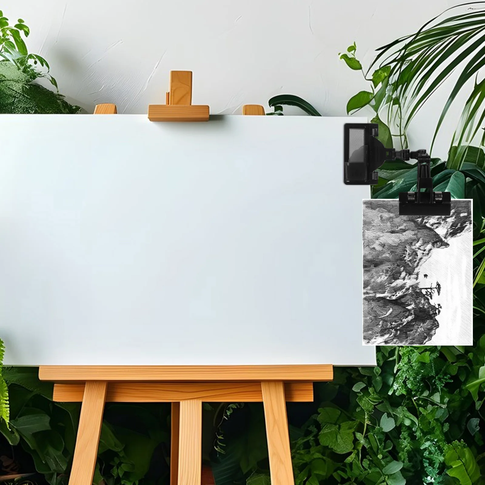 مبراة رسم فنية بمشبك، مؤشر قلم رصاص بلاستيكي، مشبك لوحة رسم متين، رسم مبراة نقطة قلم رصاص دقيقة #2