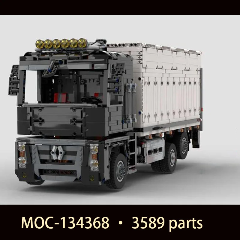 Magazzino 3589 Parti Renault Magnum Solo con Ascensore Moc-134368 Veicoli Giocattolo Ad Alta Tecnologia Modello Building Blocks Adulti Camion Giocattoli Regalo