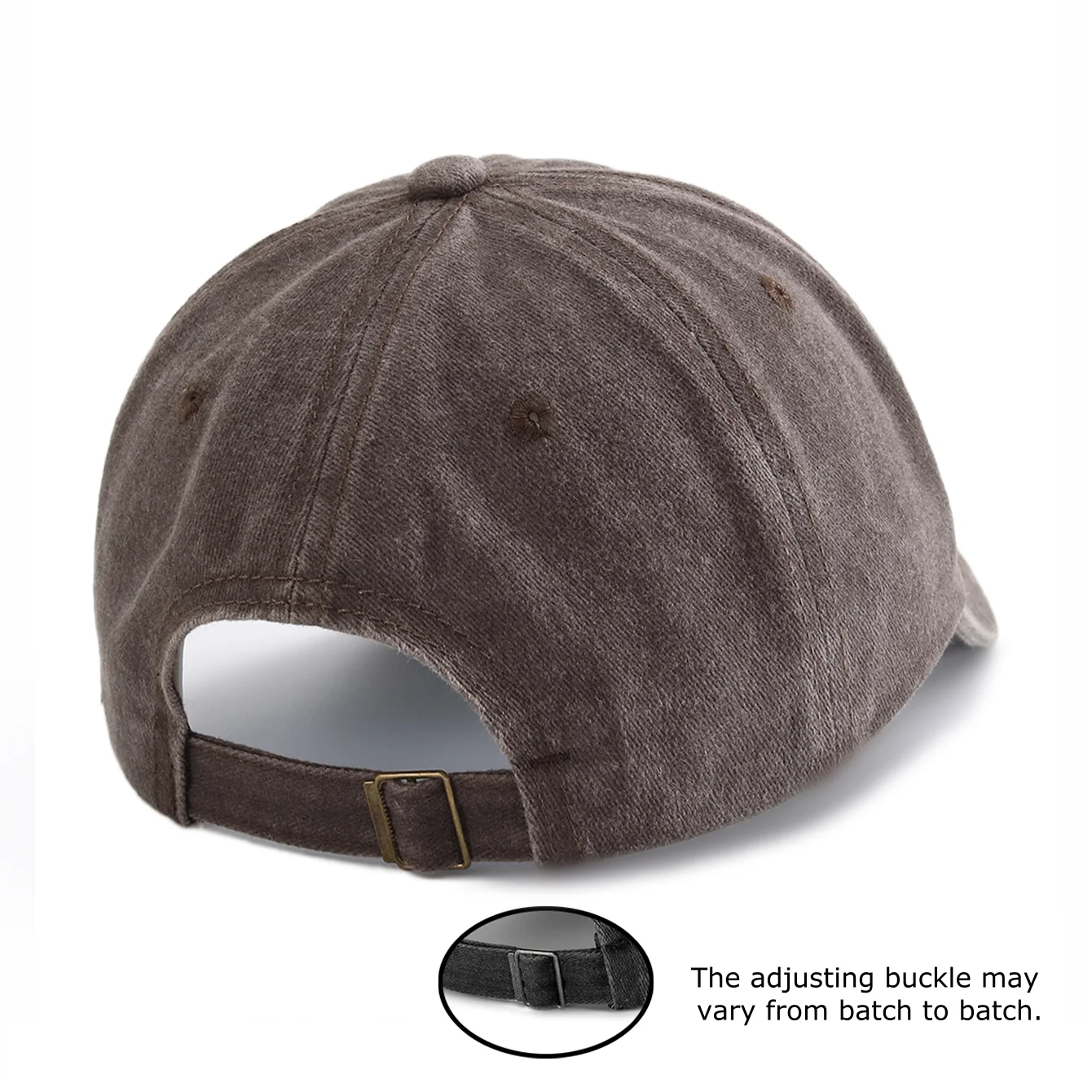 1pc JESUS HAS U BACK Print Washed Baseball Cap for Adults,Minimalist Retro Style Casual Soft Adjustable Dad Hat,Perfect As Gift - view 2